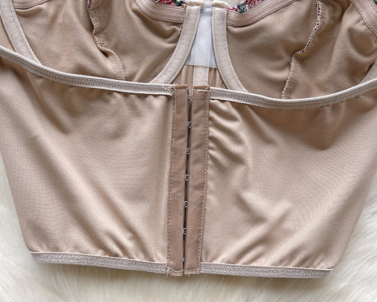 Off-shoulder Çiçek İşlemeli Dantel Bluz