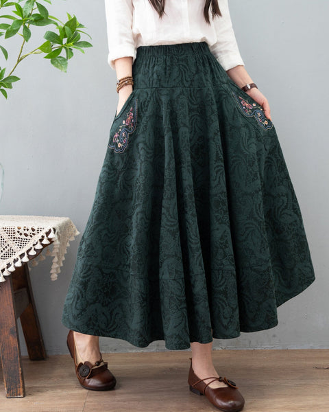 KADIN EB579 Vintage Style Skirt