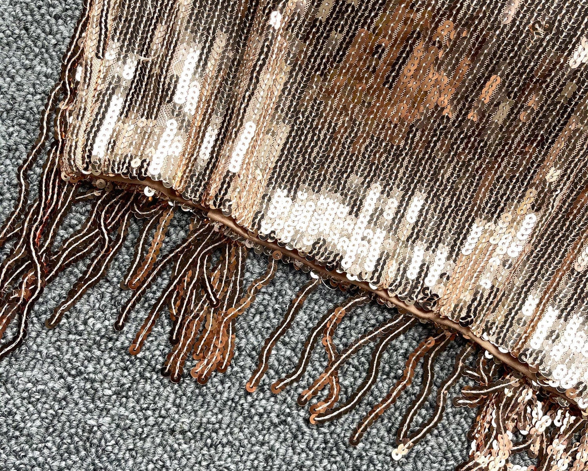 Niş Orta Kısım Açık Payetli Korse