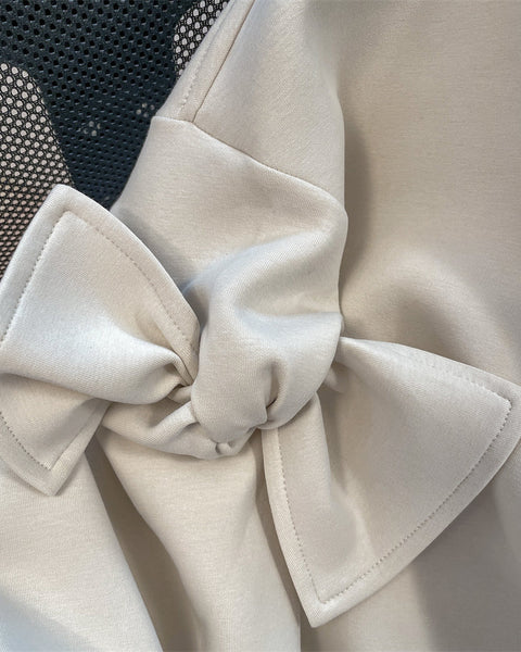 Niche Kemer Düz Renk Sweatshirt