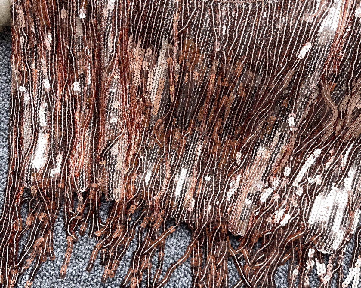 Niş Orta Kısım Açık Payetli Korse