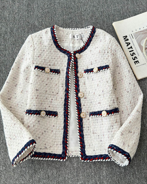 Çok Cepli Tweed Üst