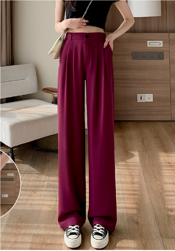 Birgit | Kadın Düz Geniş Pantolon | Geniş Paça