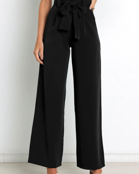 Chantal - Geniş Pantolon - Bağcıklı Kemeriyle
