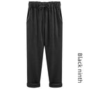  Black ankle-length pants