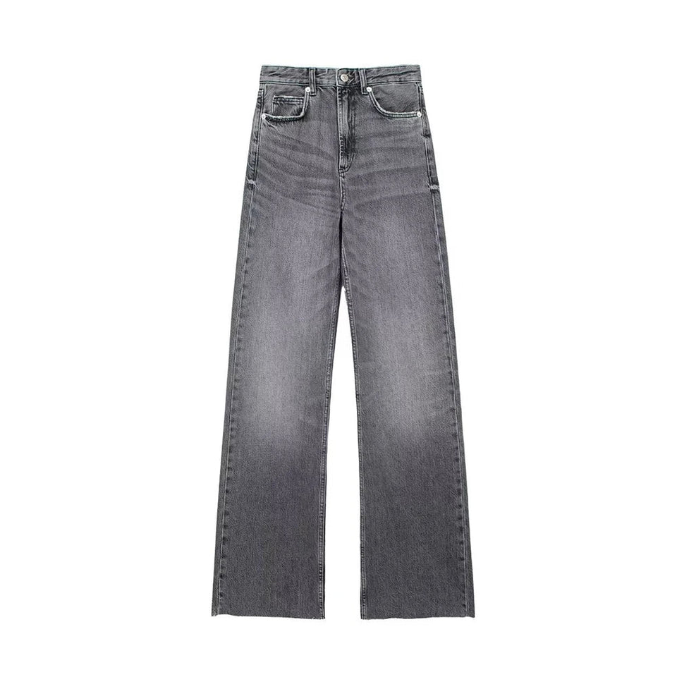 Blytthe - Rahat Denim Pantolon - Düz Kesim