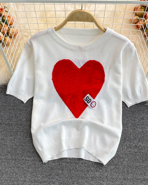 Aşk Buz İpeği Kısa Kol T-Shirt