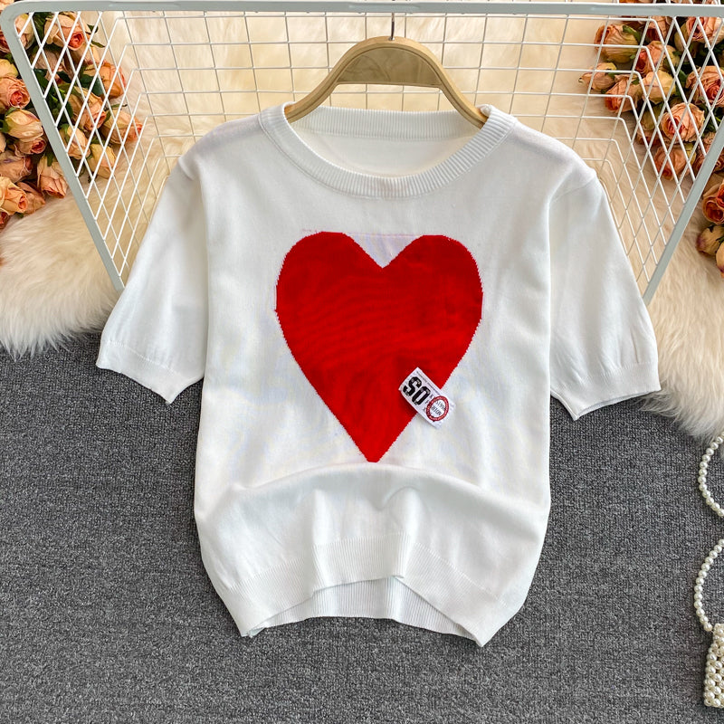 Aşk Buz İpeği Kısa Kol T-Shirt