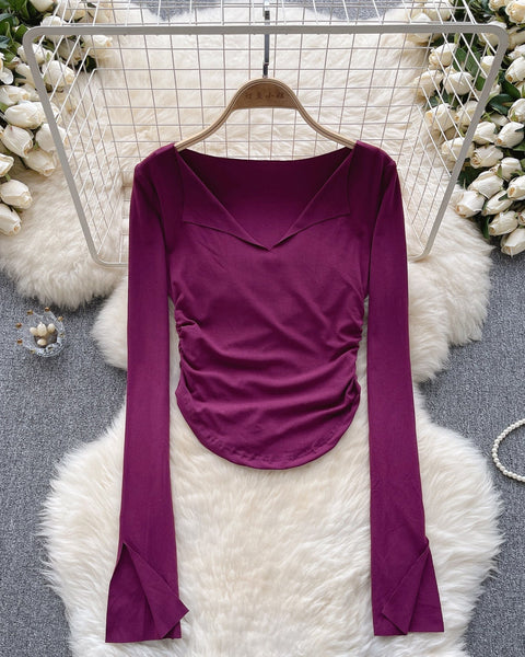 Basit Tasarım Yaka Slim Gömlek