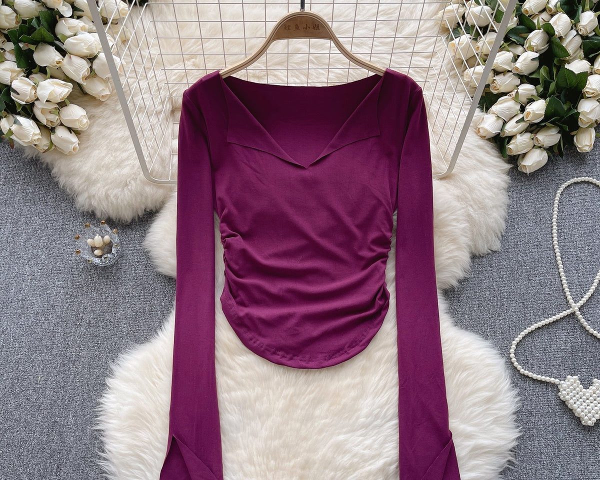 Basit Tasarım Yaka Slim Gömlek