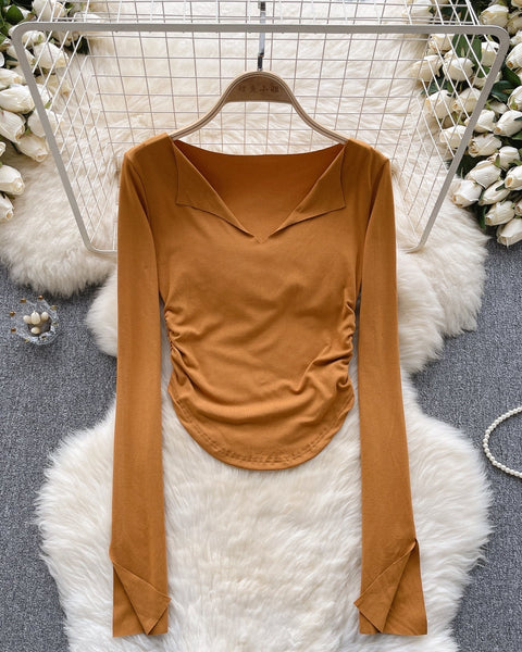 Basit Tasarım Yaka Slim Gömlek