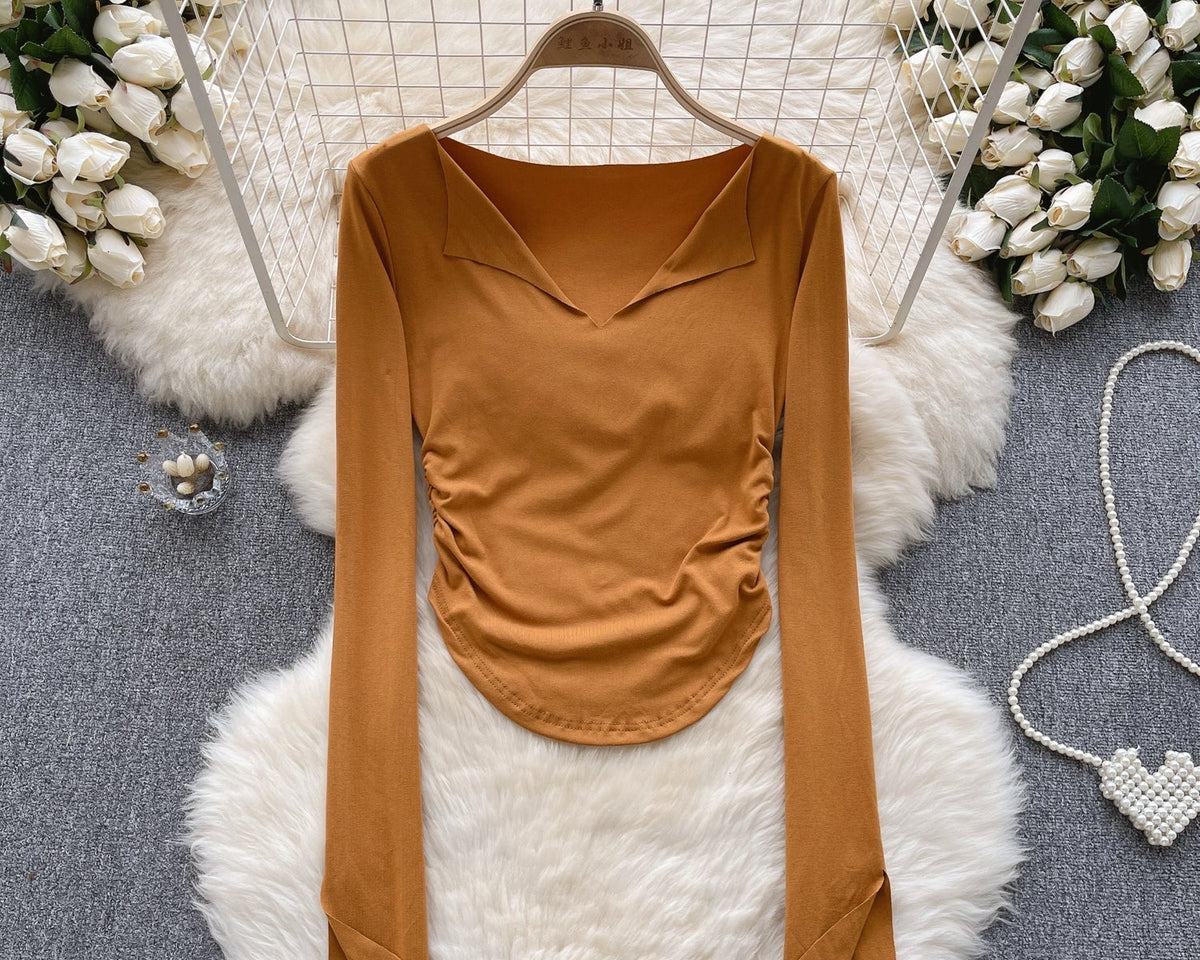 Basit Tasarım Yaka Slim Gömlek