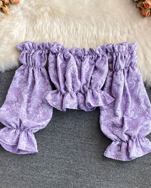 Askısız Uzun Kollu Jakarlı Gömlek