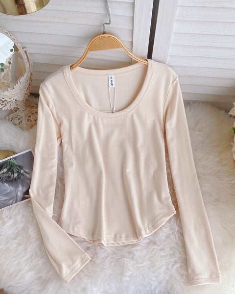 Basit Tasarım Şeker Renk T-Shirt