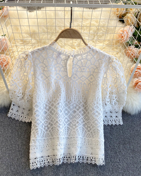 Boş Dantel File Üst