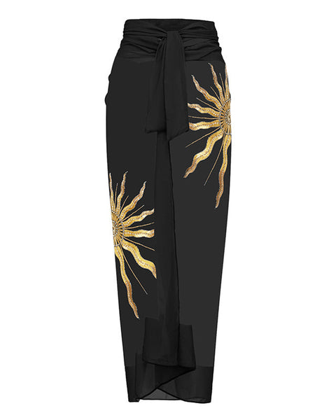 Ayçiçeği Payetli Mayo ve Etek