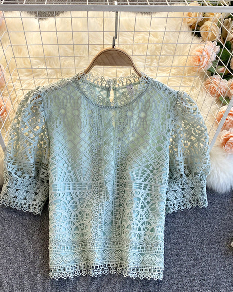 Boş Dantel File Üst