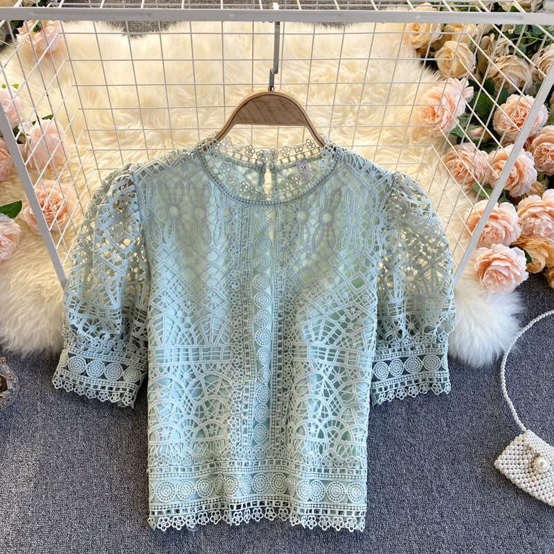 Boş Dantel File Üst