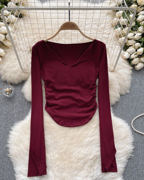 Basit Tasarım Yaka Slim Gömlek