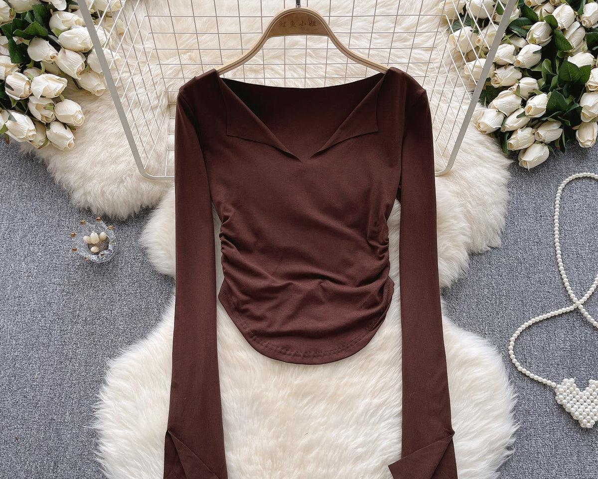 Basit Tasarım Yaka Slim Gömlek