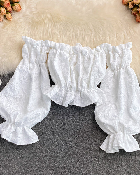 Askısız Uzun Kollu Jakarlı Gömlek