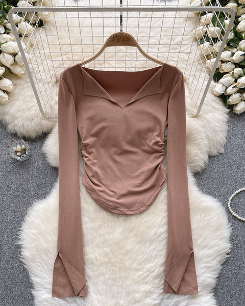 Basit Tasarım Yaka Slim Gömlek