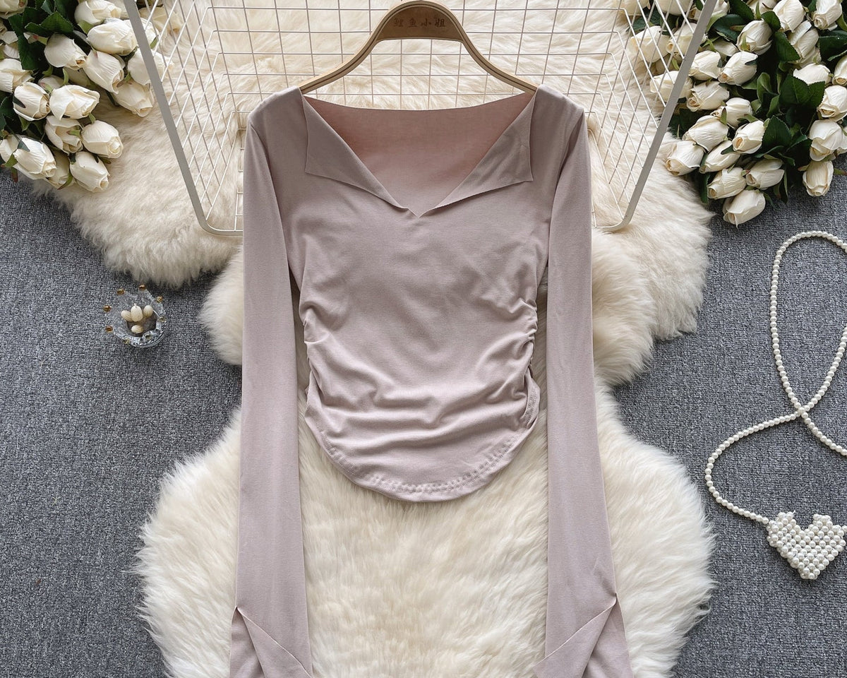 Basit Tasarım Yaka Slim Gömlek