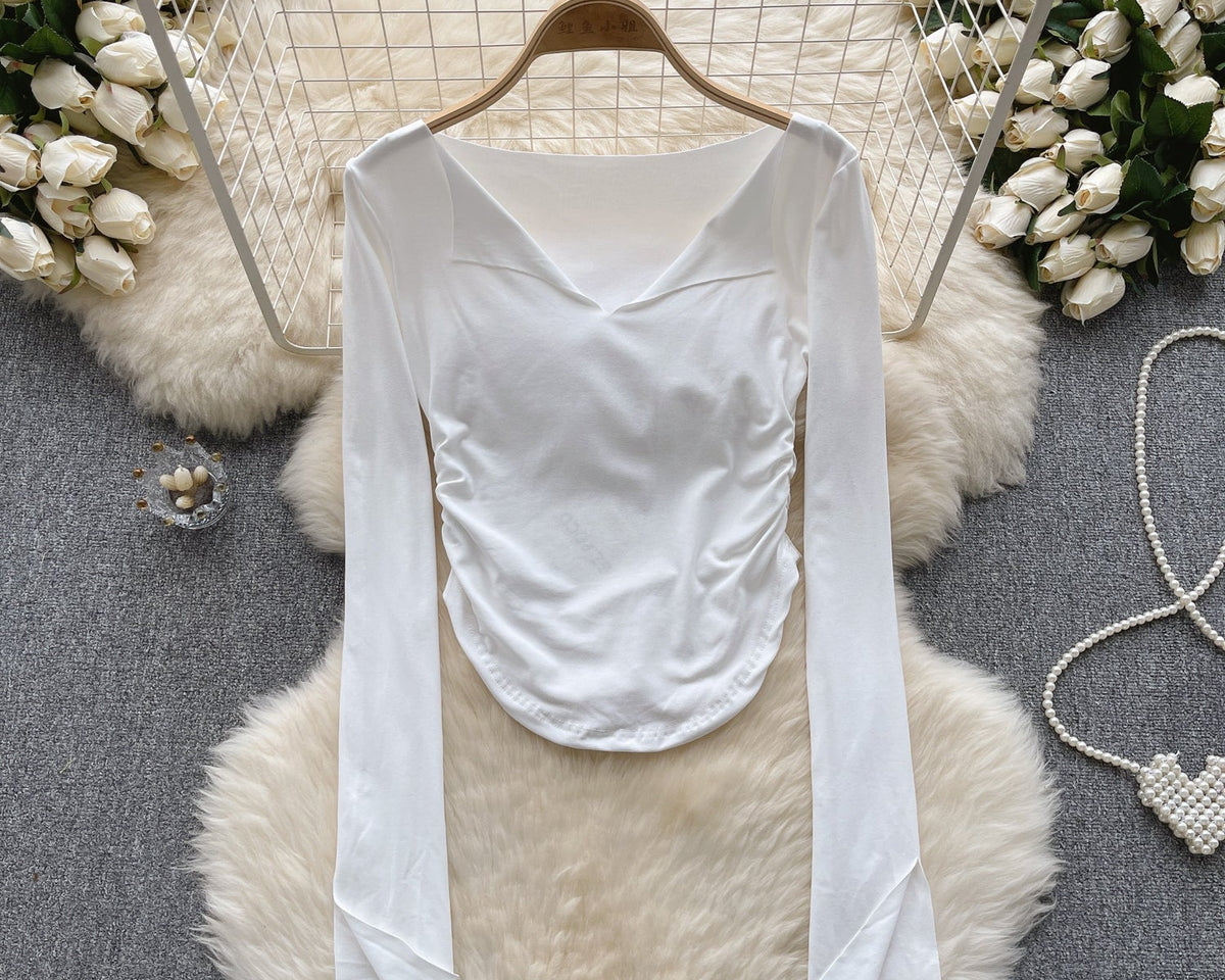 Basit Tasarım Yaka Slim Gömlek