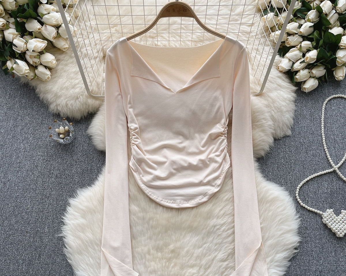 Basit Tasarım Yaka Slim Gömlek