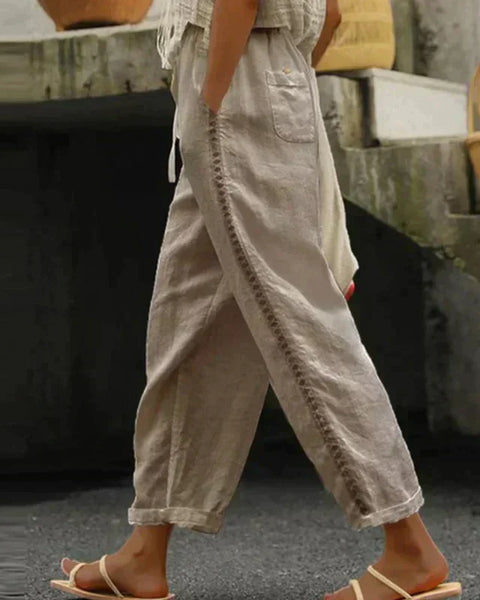 Aurea | Kadınlar için Boho Yaz Pantolonu