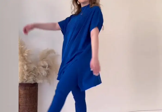 Asimetrik Oversize | Tunika Seti – Rahat & Şık