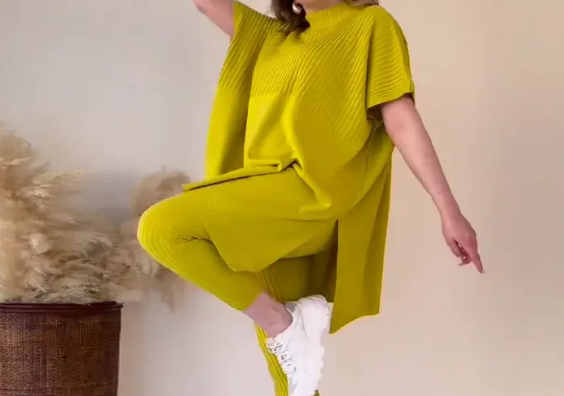 Asimetrik Oversize | Tunika Seti – Rahat & Şık