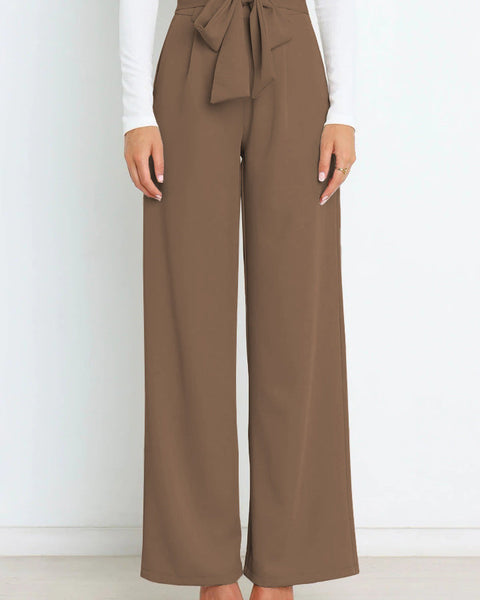Chantal - Geniş Pantolon - Bağcıklı Kemeriyle