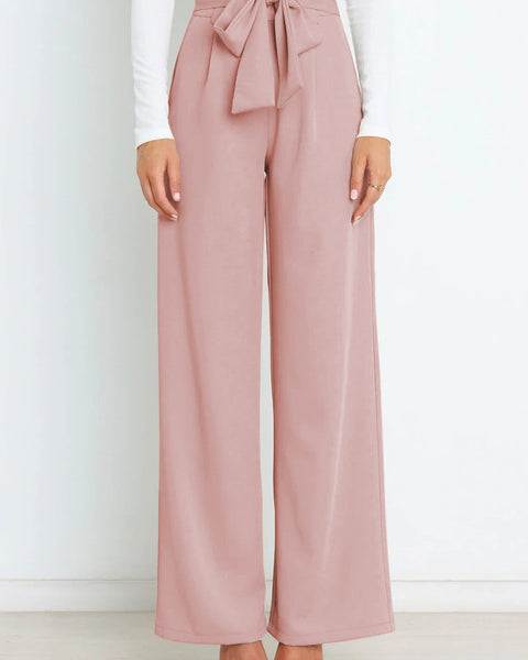 Chantal - Geniş Pantolon - Bağcıklı Kemeriyle