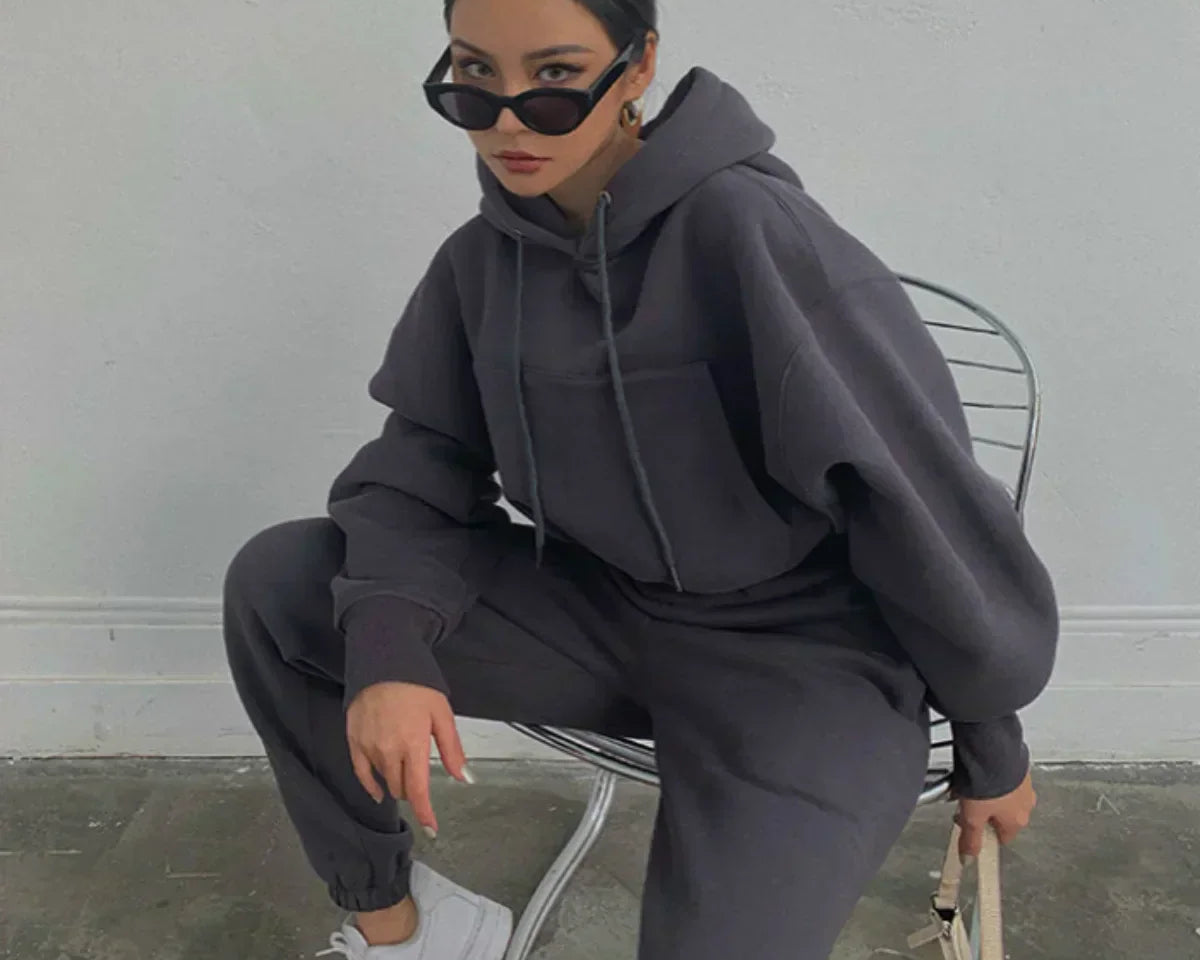 Alana | Kadınlar için Rahat Kış Sweatseti