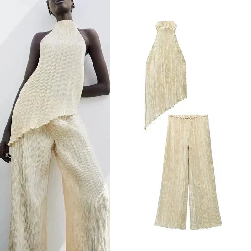 Beatrix | Trendy Asimetrik Sırt Dekolteli Set