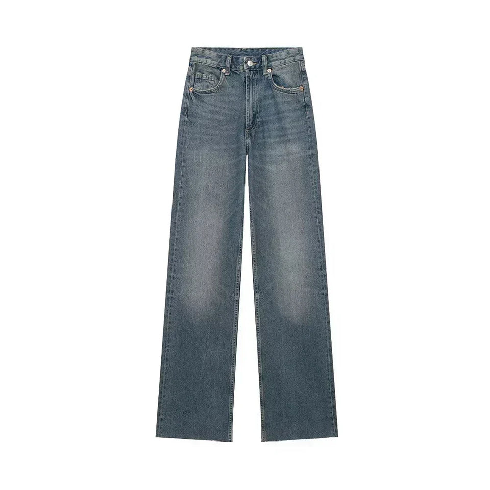 Blytthe - Rahat Denim Pantolon - Düz Kesim