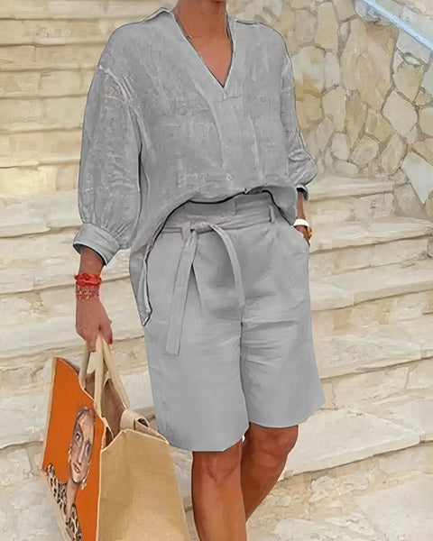 Danice - Kısa Şort ve Bluz Seti