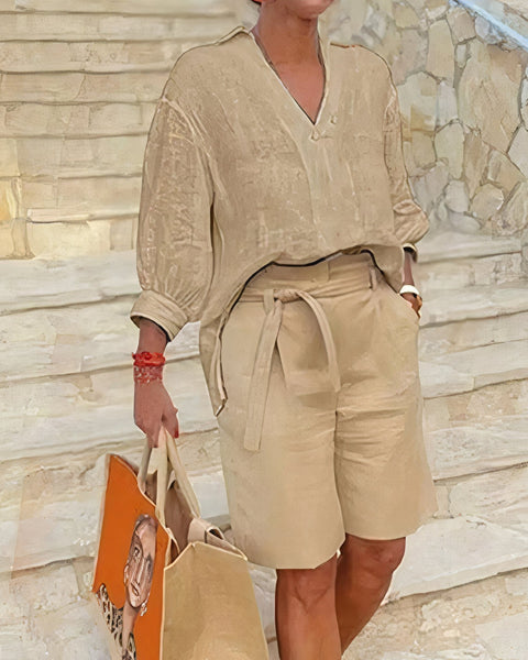 Danice - Kısa Şort ve Bluz Seti