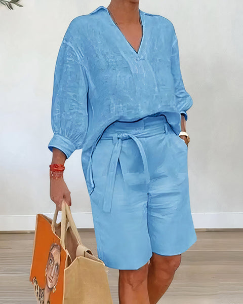 Danice - Kısa Şort ve Bluz Seti