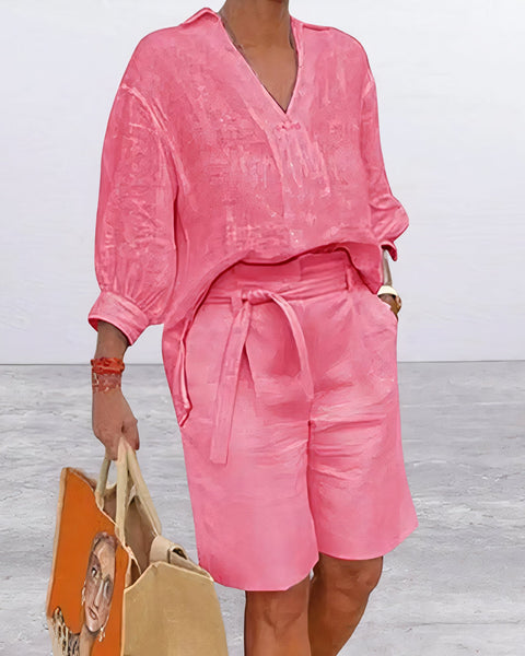 Danice - Kısa Şort ve Bluz Seti