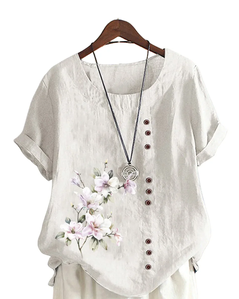 Belize Çiçek Baskılı Kadın Bluz