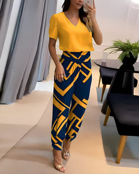 Alexandra | Bluz ve Pantolon ile Şık Set