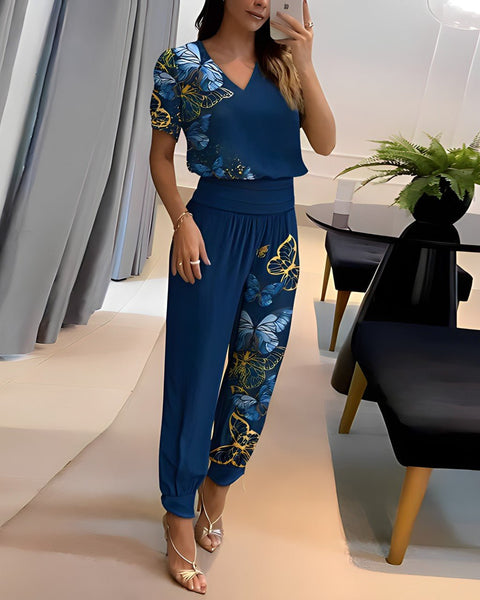 Alexandra | Bluz ve Pantolon ile Şık Set