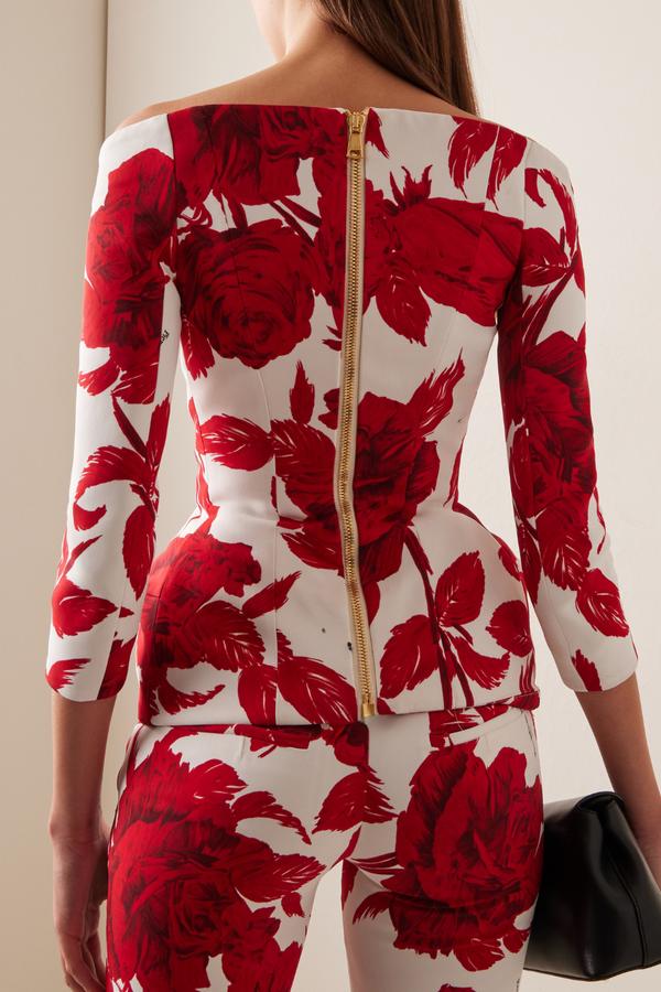 Çiçek Desenli "Cynthia" Askısız Set