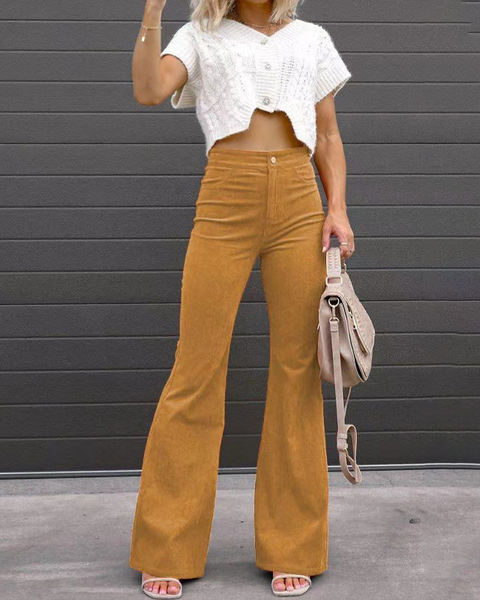 Anke - Modern Yüksek Bel Pantolon