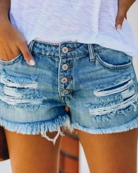 Amaya - Şık Denim Şort