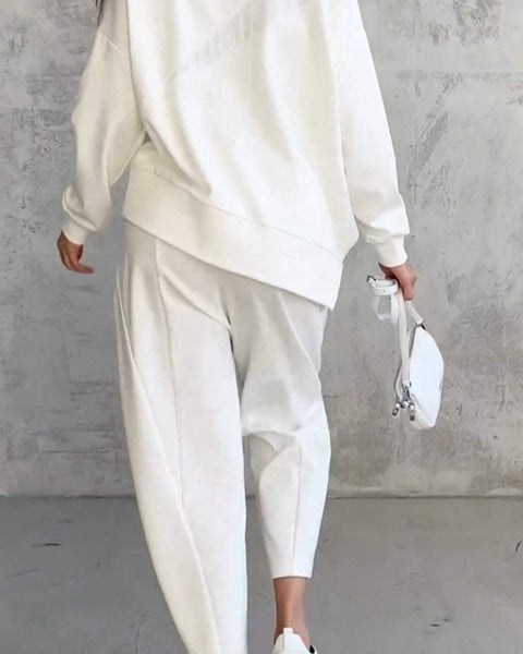 Babs | Yuvarlak Yaka ve Uzun Kollu İki Parça Set