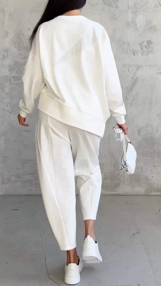 Babs | Yuvarlak Yaka ve Uzun Kollu İki Parça Set