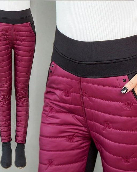 BRIGITTE - Aşırı sıcak, yastıklı kar pantolonu su itici özelliklerle